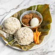 Ofada Rice with Ayamase (Ofada Sauce0