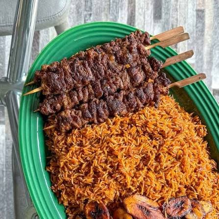 beef suya jollof